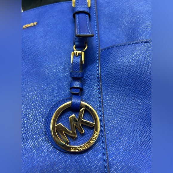 Michael Kors Blue Tote Bag - Picture 3 of 14